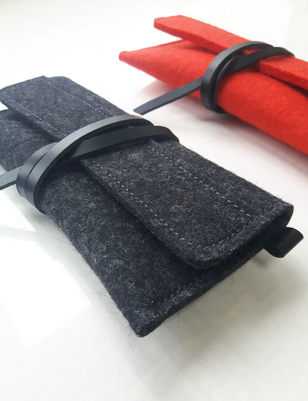 ## Cozy Merino Wool Glasses Case    Handmade in Switzerland from **100% Merino wool felt** — soft, protective, and built to last. photo