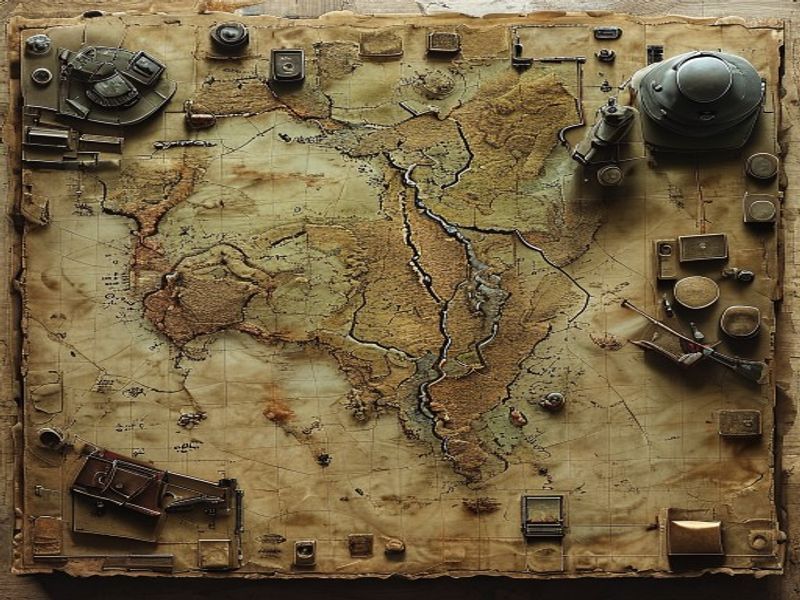 War Table Sand Map (Campaign Simulation Kit) - product photo