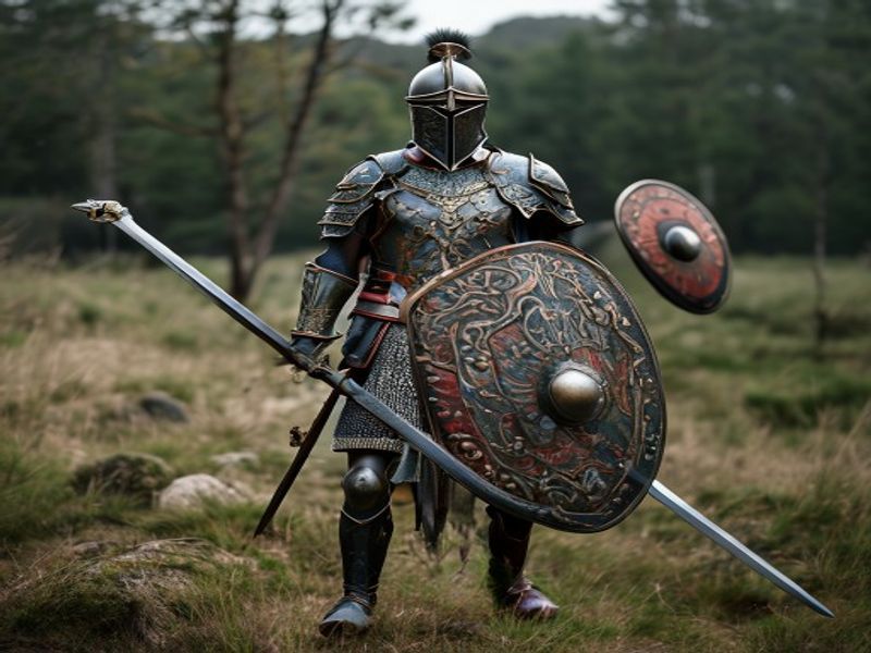 Kopis Sword & Pelte Shield (Cavalry Set)
