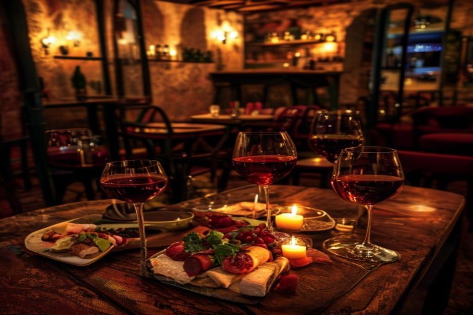 Aperitivo at Enoteca Civico 11 evening