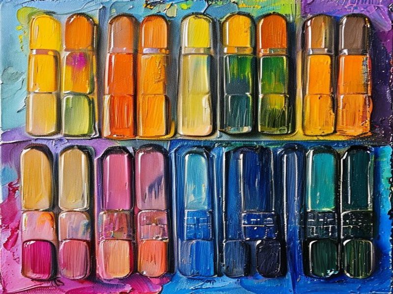 Oil Paint & Acrylic Set (Professional Grade, 48 Colors)